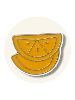 Fruit Enamel Pin: Lemon Slices